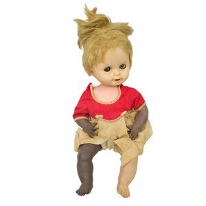 Scary Creepy Baby Doll Movie Prop Halloween Decor Toy Haunted Old Spooky Horror